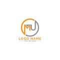 Modern, Creative MU logo monogram LOGO.