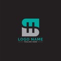 Modern, Creative SH logo monogram LOGO and Creative Alphabet Letters icon Illustration.