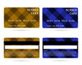 Modern credit card, business VIP card, member card Royalty Free Stock Photo
