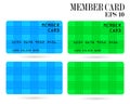 Modern credit card, business VIP card, member card