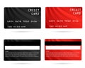 Modern credit card, business VIP card, member card Royalty Free Stock Photo