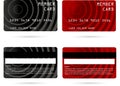 Modern credit card, business VIP card, member card Royalty Free Stock Photo