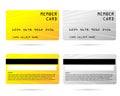 Modern credit card, business VIP card, member card