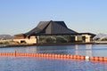 Arizona, Tempe: Center For The Arts with Town Lake Royalty Free Stock Photo