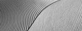 Modern curve cement abstract grey and white architecture banner background Royalty Free Stock Photo