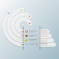 Modern Curve Circle Business Infographic