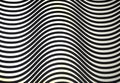 Modern curved lines pattern. monochrome waves.black waves geometric seamless on white blackground