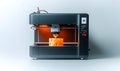3 d printer in action Royalty Free Stock Photo