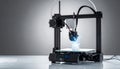 Modern 3D Printer Creating a Complex Prototype Royalty Free Stock Photo