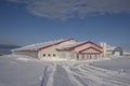 Modern Dairy barn located in Quebec, Canada.