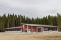 Modern dairy farm in Finland Royalty Free Stock Photo