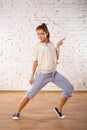 Modern dance poses. Royalty Free Stock Photo