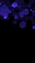 Modern dark background with hexagons for mobile app. Modern dark abstract vector texture. Hexagon pattern. Gradient web Royalty Free Stock Photo