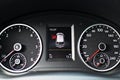Modern dashboard of a car with a high mileage Royalty Free Stock Photo