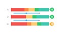 Modern Data Bars Infographic Element Vector, vector design Generative AI Royalty Free Stock Photo
