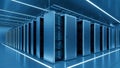 Data Center Servers Modern Cloud Computing Infrastructure Royalty Free Stock Photo
