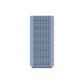 Modern data center server rack storing digital information