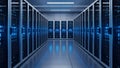Data Center Servers Network Infrastructure, Cloud Computing Royalty Free Stock Photo