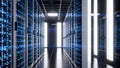 Data Center Server Room Modern Technology Infrastructure Royalty Free Stock Photo