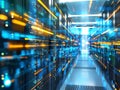 Modern Data Center Server Room Royalty Free Stock Photo