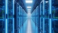 Data Center Server Room Modern Technology Infrastructure Royalty Free Stock Photo