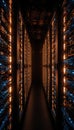 Modern Data Center Server Room Royalty Free Stock Photo
