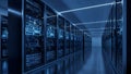 Modern Data Center Servers Royalty Free Stock Photo