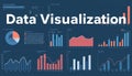 Modern data visualization dashboard interface with charts graphs infographic ui. Stock Photo, Generative AI Royalty Free Stock Photo