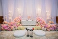 Bridal Dais For Malays Wedding In Malaysia Royalty Free Stock Photo