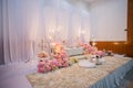 Bridal Dais For Malays Wedding In Malaysia Royalty Free Stock Photo