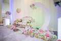 Bridal Dais For Malays Wedding In Malaysia Royalty Free Stock Photo