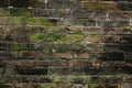 Modern decorative colored stone brick wall background Royalty Free Stock Photo