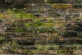 Modern decorative colored stone brick wall background Royalty Free Stock Photo