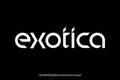 Modern decorative exotica alphabet display font vector. Creative sharp typeface