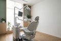 Modern dental office interior with chair and equipment Royalty Free Stock Photo