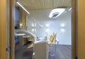 Modern dental office, view from the door, bright office