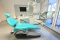 Modern dentistry chair and utensils