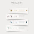 Modern design banners template infographic elements Royalty Free Stock Photo