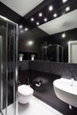 Modern design of bathroom Royalty Free Stock Photo