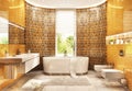 Modern mosaic bathroom interior design