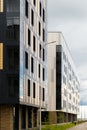 Modern design city apartment building in the city Royalty Free Stock Photo
