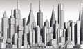 Modern Cityscape Architectural Design Background. AI Genrated.