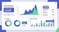 Modern design with a clear organized layout for efficient data interpretati Royalty Free Stock Photo