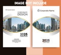 Modern design cover book for corporate
