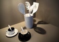 Modern design kitchen accessories Royalty Free Stock Photo