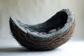 Modern design sculpture in the home interior in the form of a bird's nest Royalty Free Stock Photo