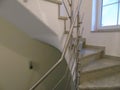 Modern design of stairs in apartments. Conceptual interior repair and repair of apartments and offices