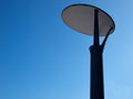 Modern design street light lamp post pole Royalty Free Stock Photo