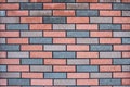 Modern designer multicolored brick wall, background, texture, architecture