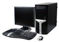 Modern desktop computer Royalty Free Stock Photo